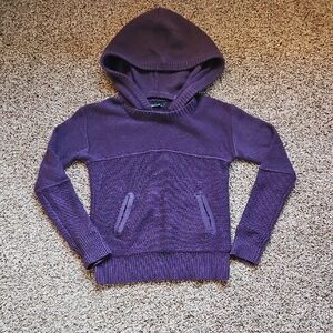 Moda International Deep Purple Hooded Sweater